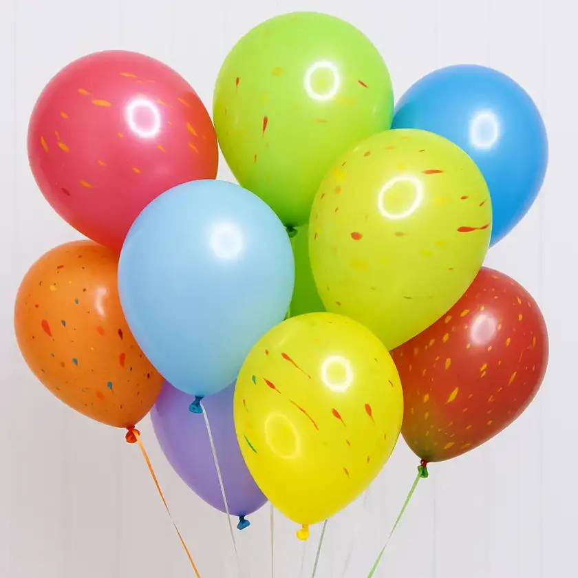 ลูกโป่งกลมเบอร์สามเนื้อบาง หัามนำไปอัดแก๊ส