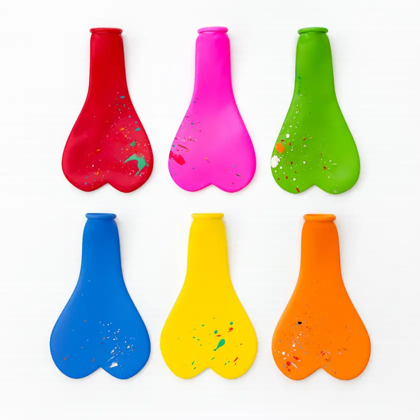 ลูกโป่งหัวใจเนื้อบางเบอร์สองหรือใจจิ๋ว